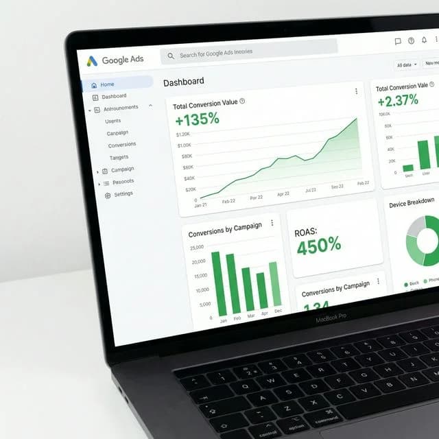 Audit del tracciamento conversioni Google Ads con dashboard, eventi e metriche di qualita lead